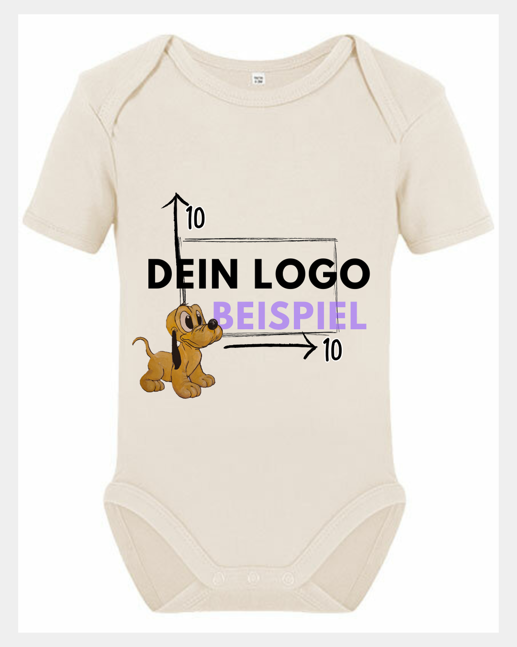 Bio Baumwolle - Baby Bodysuit kurzärmlig
