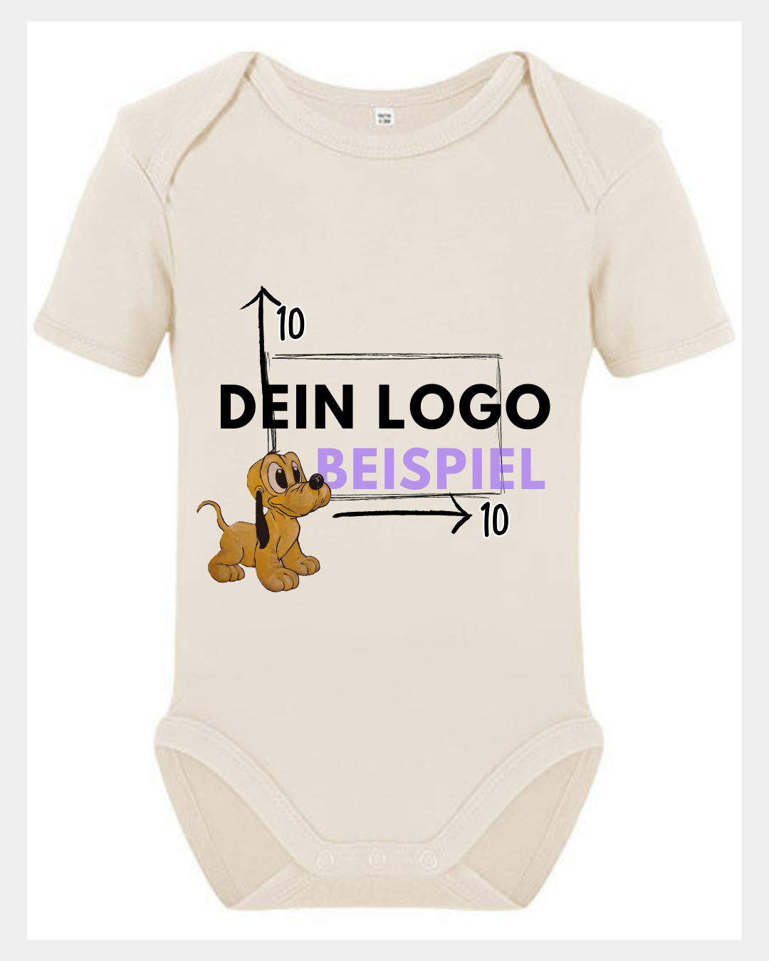 Bio Baumwolle - Baby Bodysuit kurzärmlig
