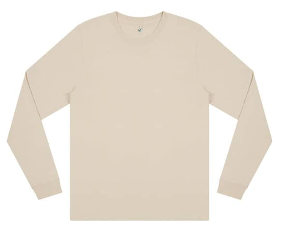 Earth Positive Premium Long Sleeve T-Shirt Bio-Baumwolle